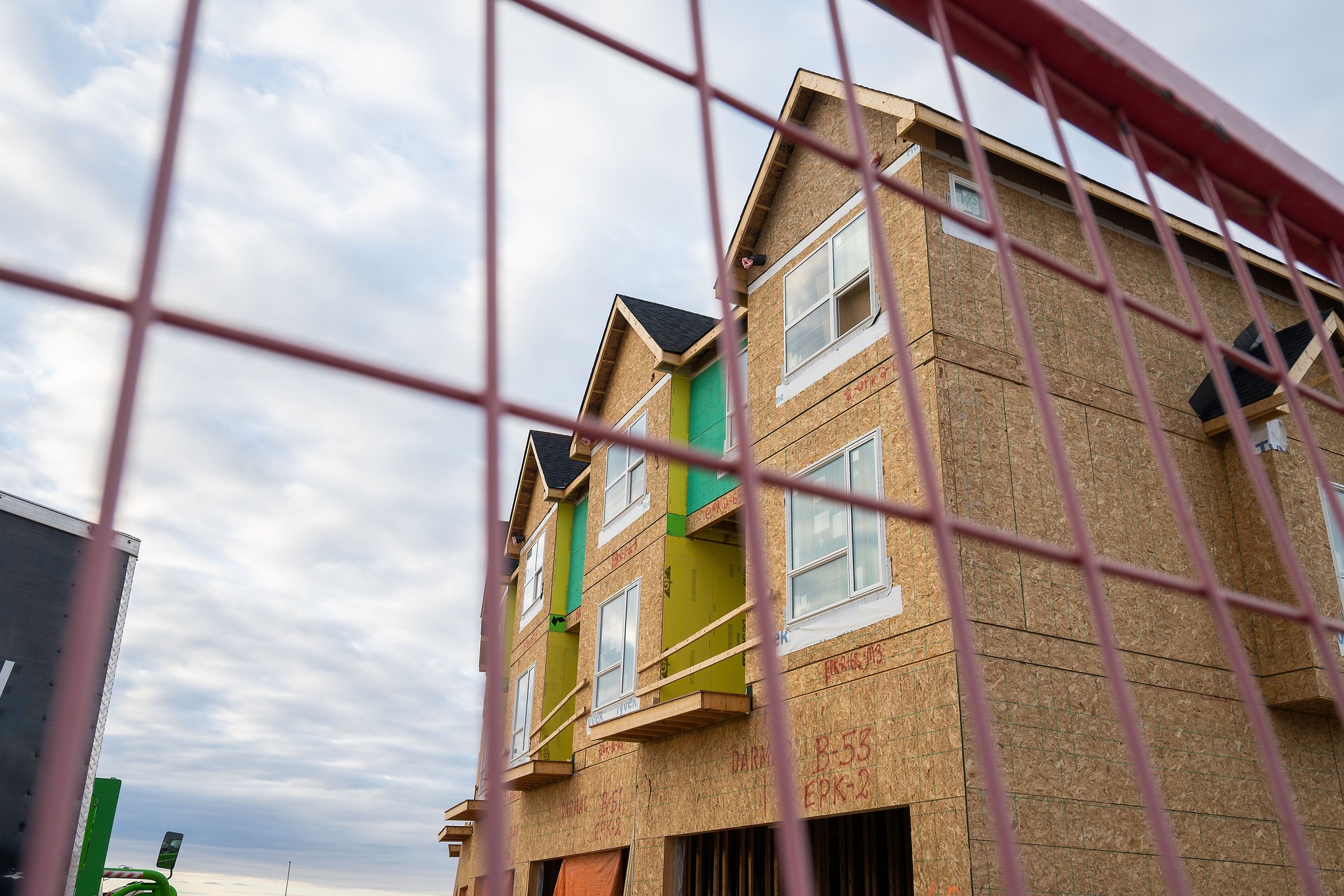 Townhomes under construction